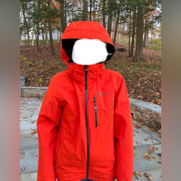 Men’s Sunice Ski Snowboard Jacket Size Small Bright Orange - Picture 3 of 3